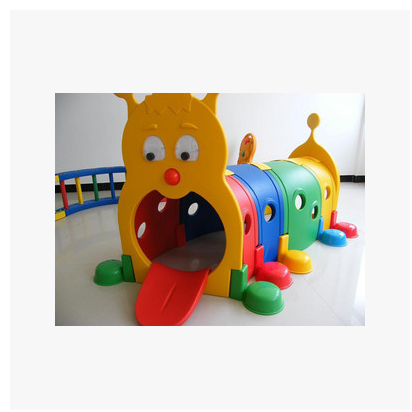 Small Elf Tunnel Drill Hole Tunnel Wool Caterpillar Tunnel Slide-Ladder Kindergarten Indoor Toy Crawl Toy Pleasure-Taobao