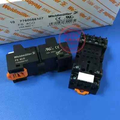  Weidmiller relay base FS 4CO 14 foot base 7760056107