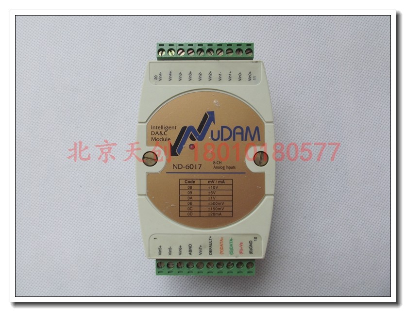 Beijing Spot Linghua ADLINK NUDAM Adam module ND-6017 function intact physical figure 
