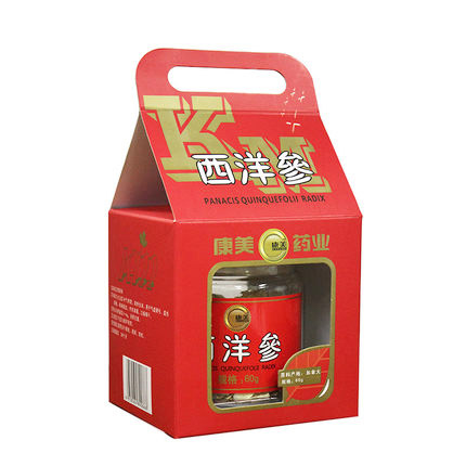 西洋参礼盒 康美西洋参切片60g   加拿大进口 送礼佳品礼