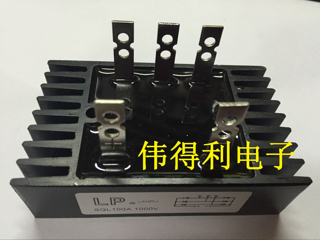 Radiator three-phase rectifier bridge SQL100A1000V 1200V 1400V 1600V SQL100-16 