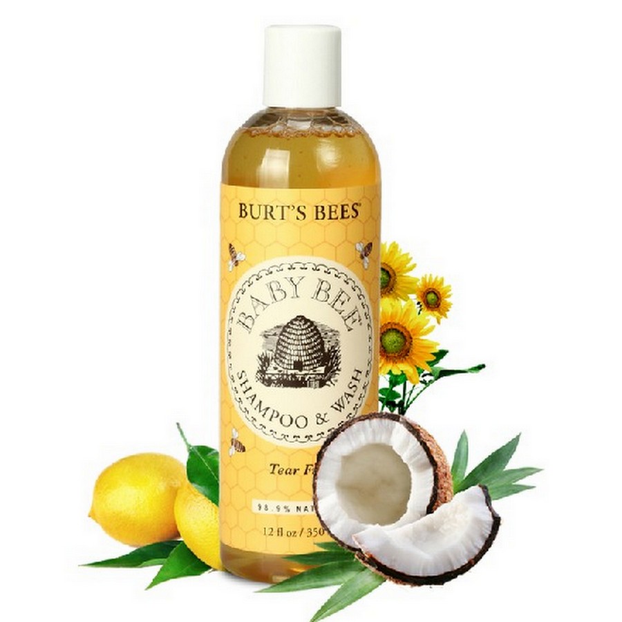 Burt's Bees 美国小蜜蜂 洗发沐浴露二合一 无泪配方有香味 350ml