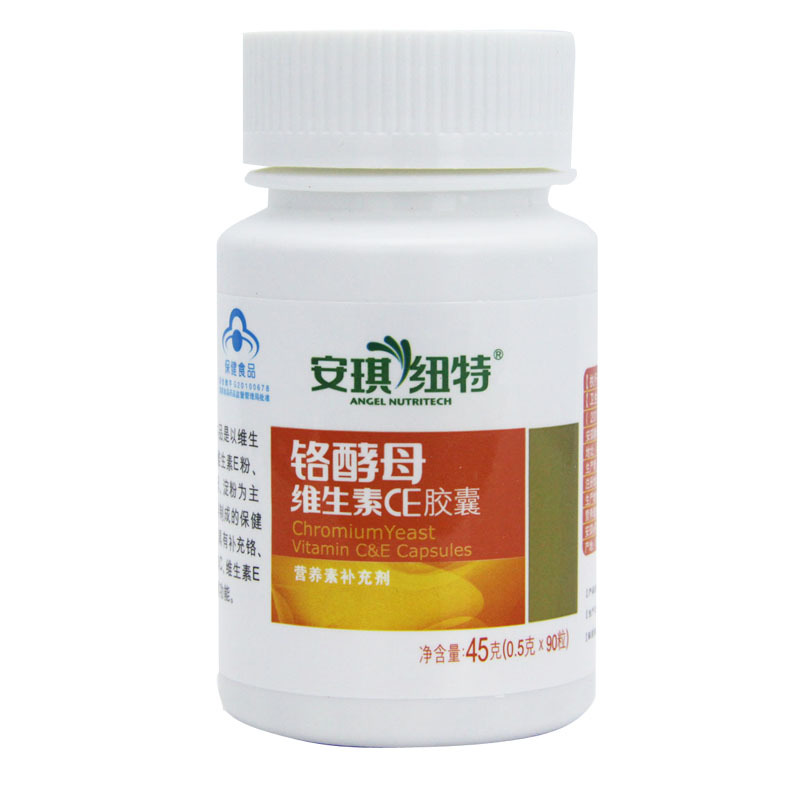 安琪纽特牌铬酵母维生素CE胶囊 0.5g/粒*90粒