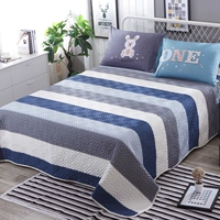 Bông trải giường đơn mảnh ba mảnh quilting được bao phủ bởi tấm bông chần dày quilting giường Hàn Quốc ga giường thun lạnh