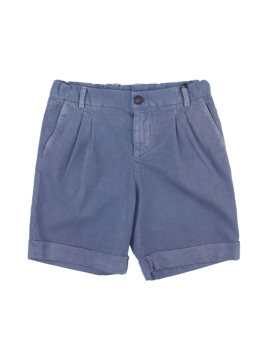 Dolce&Gabbana 灰蓝色水洗感卷边短裤