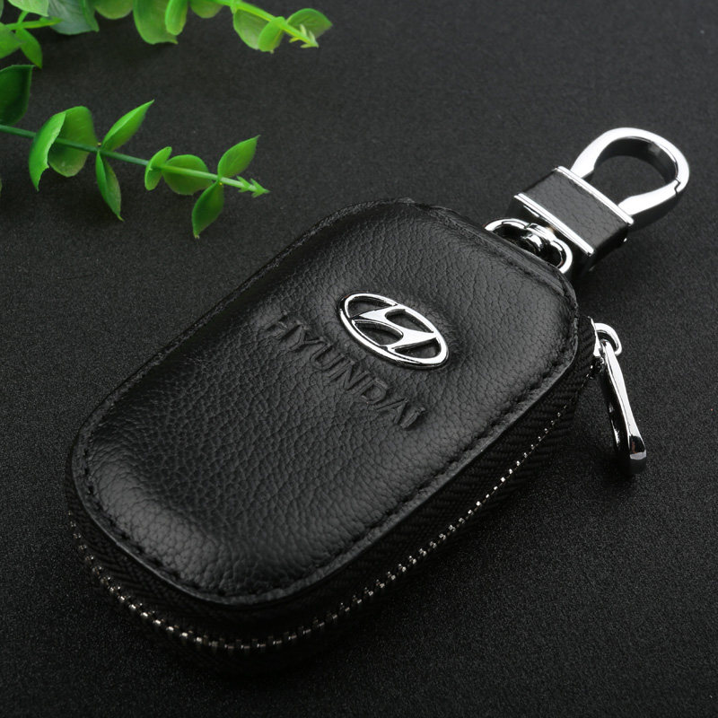 现代飞思雅尊捷恩斯格锐辉翼酷派现代汽车真皮钥匙包 套 牛皮