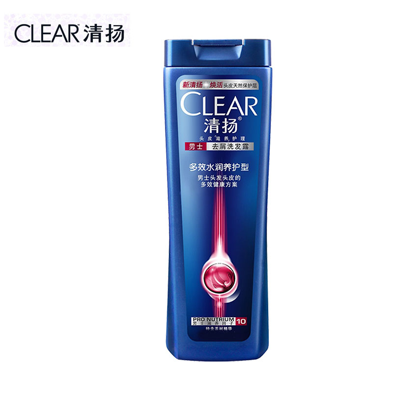 clear 清扬男士洗发露多效水润养护型 175ml洗发水专柜旅行装
