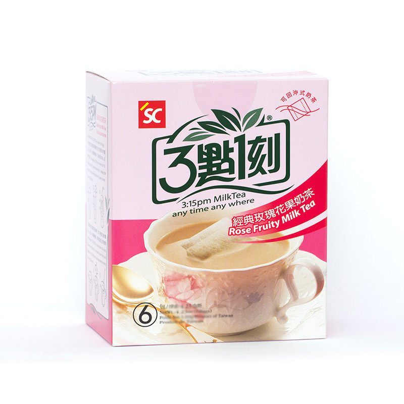 【天猫超市】台湾进口 三点一刻玫瑰100克 茶包式可回冲奶茶