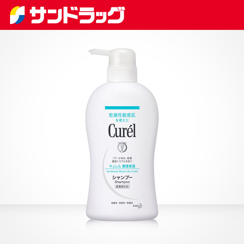 Sundrug Curel/珂润润浸保湿洗发水防干燥去屑滋润顺滑 420ml