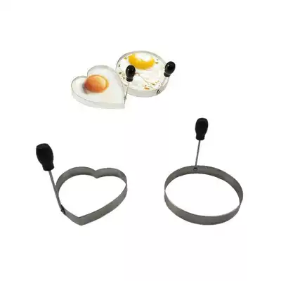 Round rice group die heart-shaped stainless steel omelet five-star flower-shaped egg mold rice burger DIY Mold