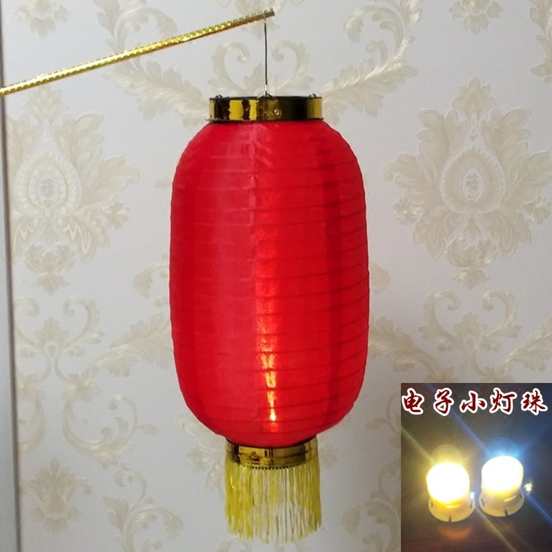 Children's kindergarten dance Dancing Props Show Hands with props Round big red silk cloth Activities 51 61 lanterns