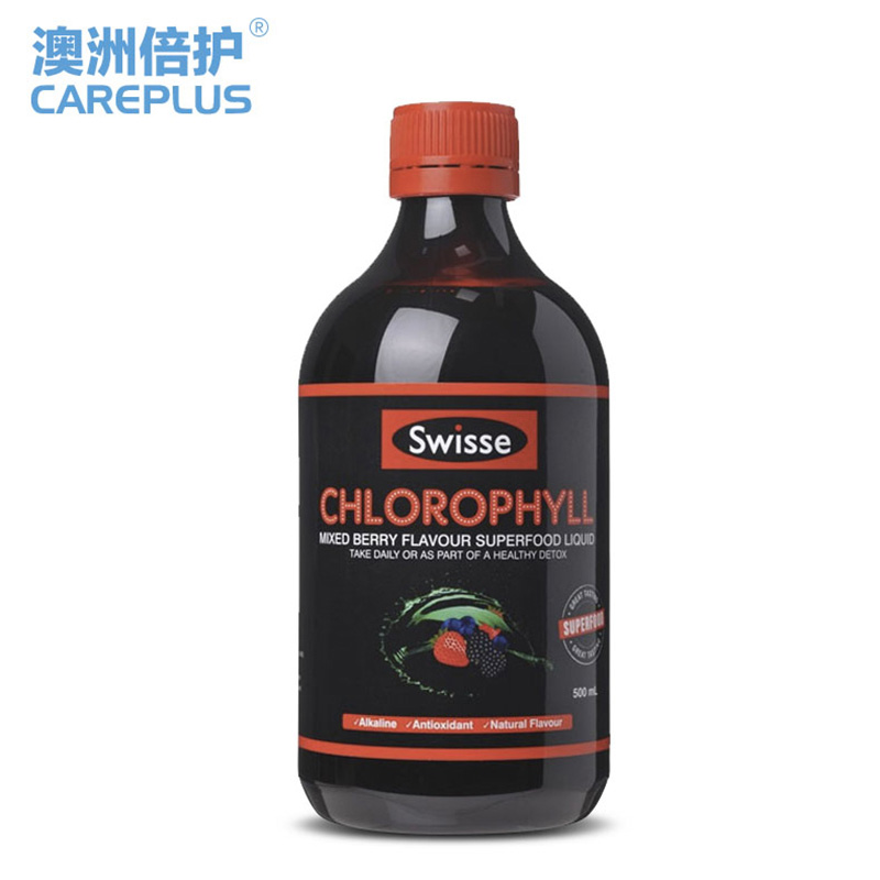 Swisse叶绿素液体500ml梅子味 清除体内垃圾 澳洲进口
