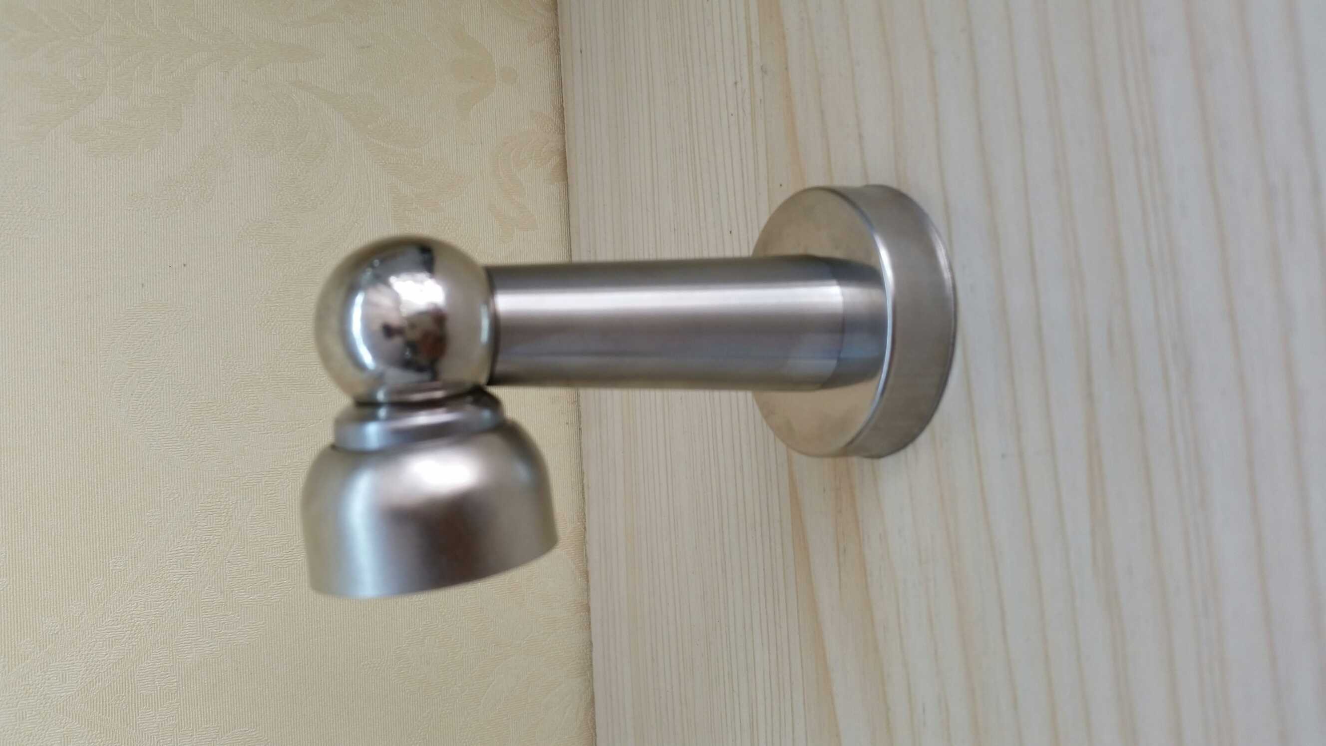 Boutique stainless steel door suction wall suction floor suction indoor bedroom anti-collision strong magnetic dressing room door touch dual-purpose door suction