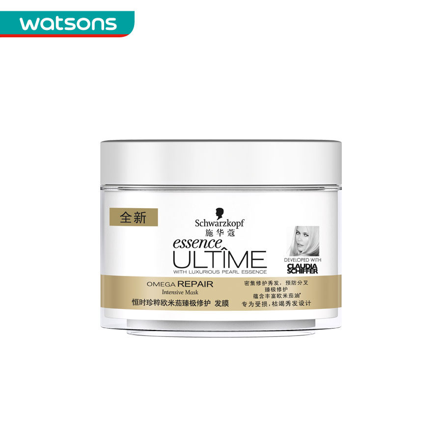 【屈臣氏】施华蔻恒时珍粹欧米茄臻极修护发膜200ml