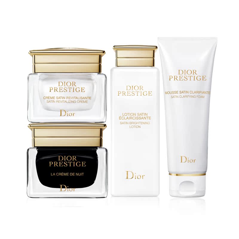 正品Dior/迪奥花蜜活颜丝悦4件套 洁面乳+美容露+乳霜+晚霜