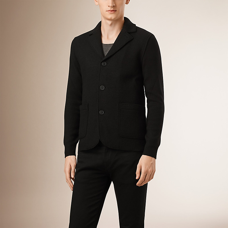 BURBERRY/博柏利羊毛混纺针织休闲外套 39904521