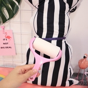 bán máy cắt lông xù quần áo Màu hồng nhà dính giấy dính tóc dính tóc con lăn xiên quần áo có thể quần áo bụi bẩn bàn chải loại bỏ giấy - Hệ thống giá giặt máy cắt lông