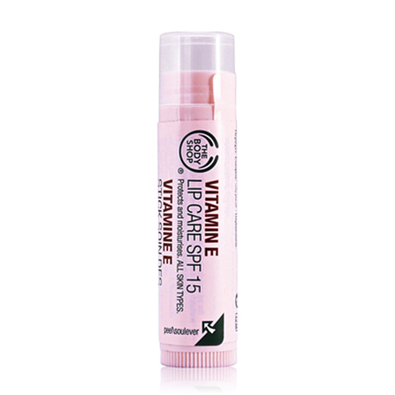 正品The Body Shop/美体小铺维他命E/VE防晒保湿润唇膏SPF15 4.2g