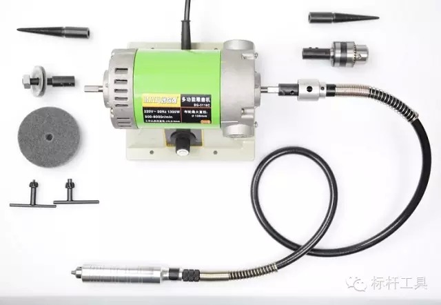 1300W High power desktop multifunction polishing machine jade beating mill engraving machine sand machine 3118C