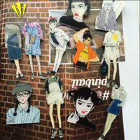 Nhật Bản Harajuku ulzzang Huy hiệu acrylic Trâm Dễ thương Phim hoạt hình Mềm Chị Trâm Pin Huy hiệu Huy hiệu - Trâm cài ghim cài áo vest nam cao cấp