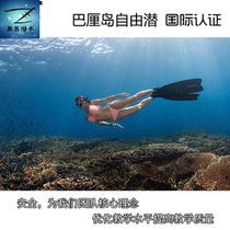 Nameless Diving Bali Free Diving International Certification AIDA Free Diving One star Two stars Three stars Chinese Course