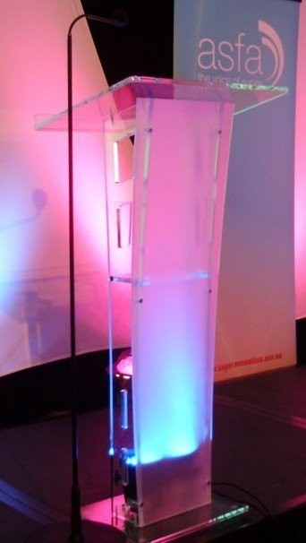 Set to make acrylic detachable speech bench organic glass of Yingbin stage burst