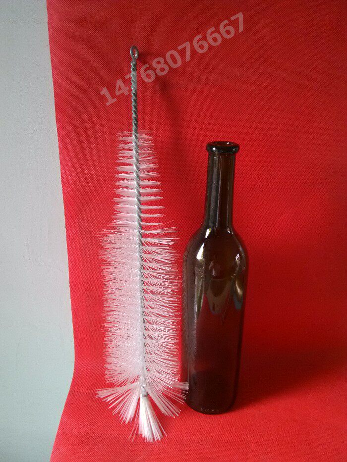 Long handle cleaning red wine wine bottle white brush imported nylon cleaning cleaning bottle inside cleaning