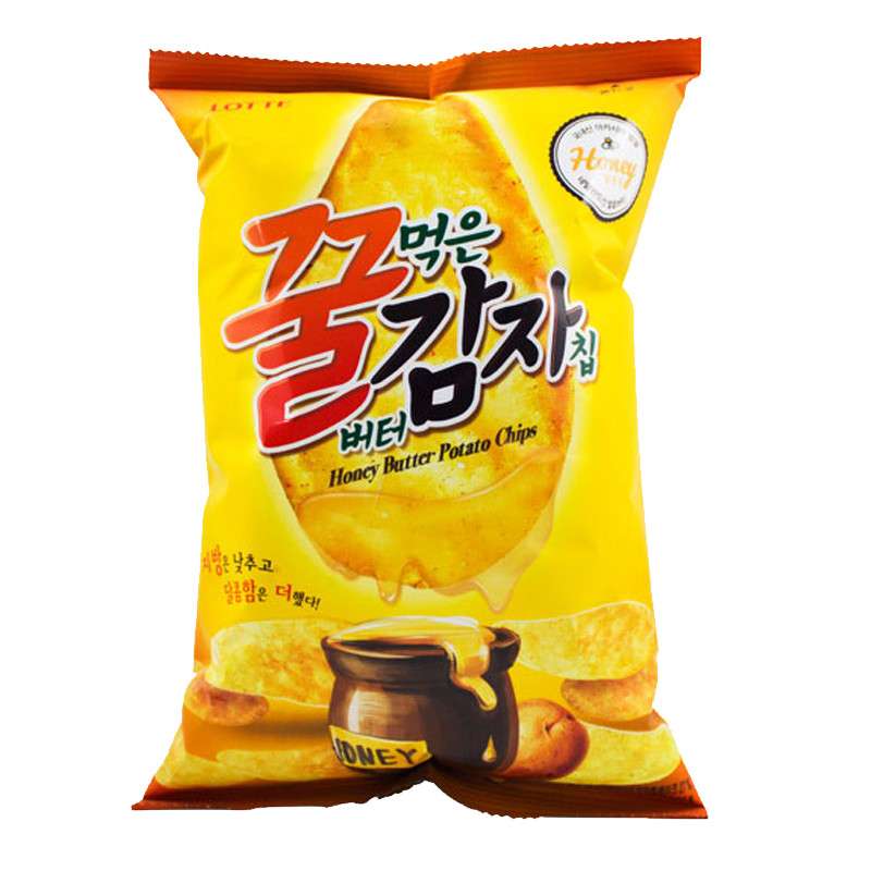 【苏宁易购】乐天蜂蜜黄油薯片68g 韩国进口