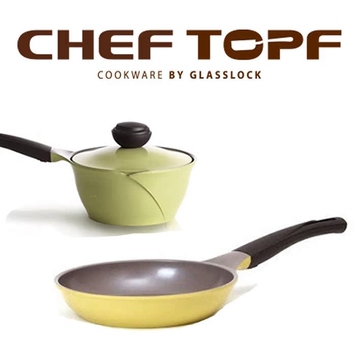 【韩国Chef Topf】玫瑰锅LA ROSE系列不沾单柄锅台湾官网直邮进口