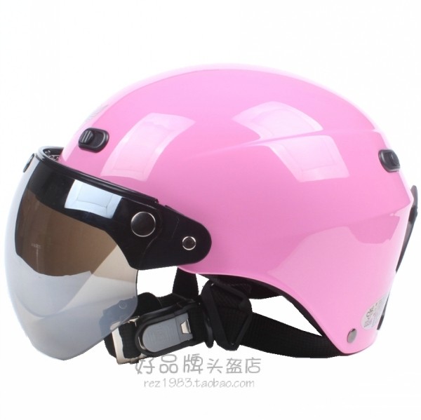 Taiwan Huatai Pink Harei Electric Motor Car Safety Helmet Safety Helmet Male And Female Sunscreen UV Rays Four Summers