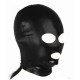 SM sex toy bondage hood, elastic patent leather hood suffocation mask, role play patent leather rubberized hood