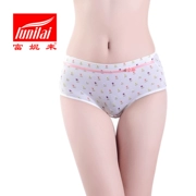 Fu Nilai quần lót nữ cotton giữa tăng cám dỗ gợi cảm Lycra in quần lót nữ quần short