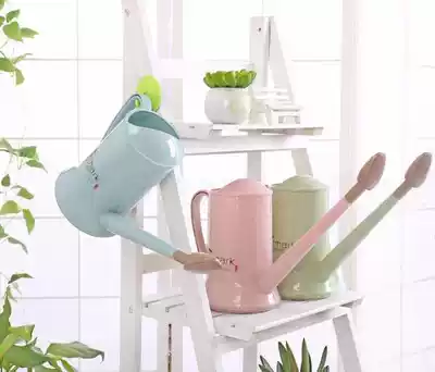 Plastic 2L large-capacity long-mouth dual-purpose sprinkler water watering flowers and flower drenching pot home gardening potted sprinkler