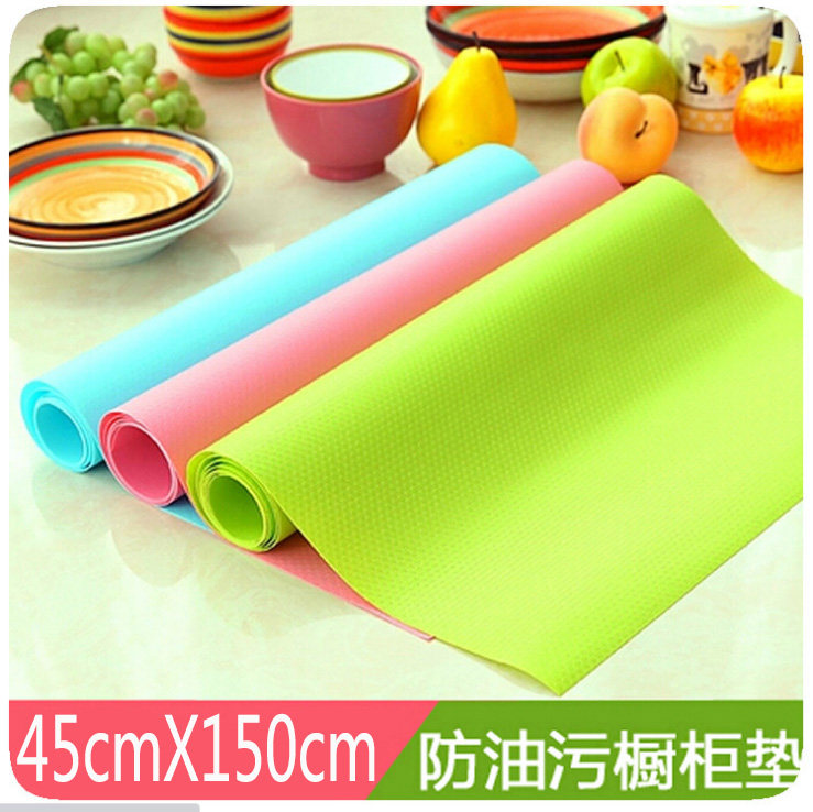 Promotion can be cut moisture and anti-dust kitchen with cabinet drawer anti-slip countertop mat candy EVA