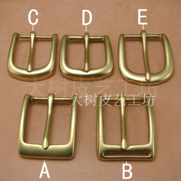 Brass belt buckle bag with buckle copper pin buckle belt buckle leather buckle leather accessories 30MM (TK55)