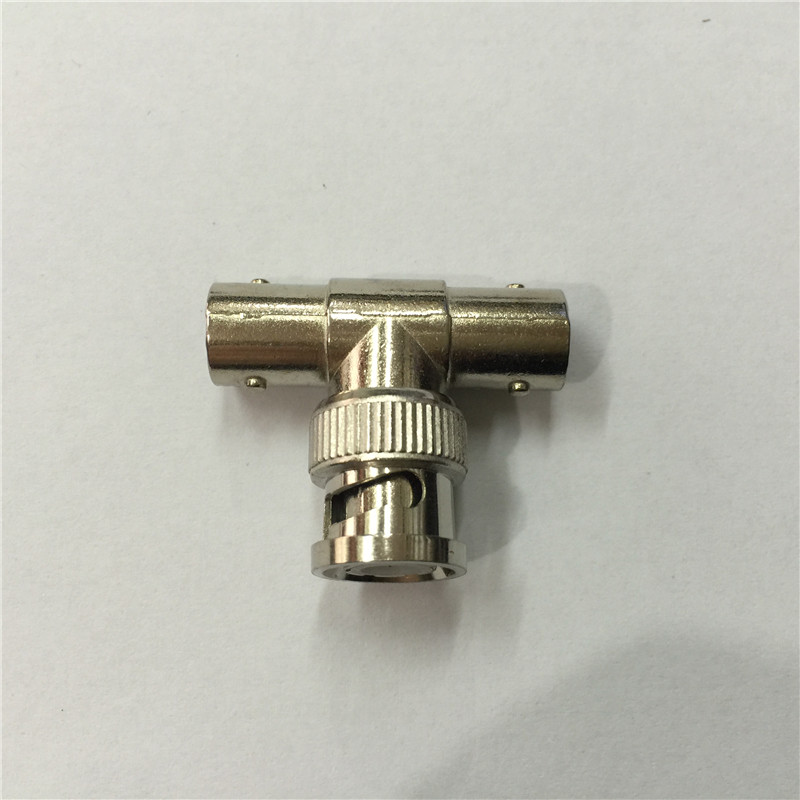 BNC tee joint Q9 10% II T type head SDI one male and two female adapter transmission line adapter