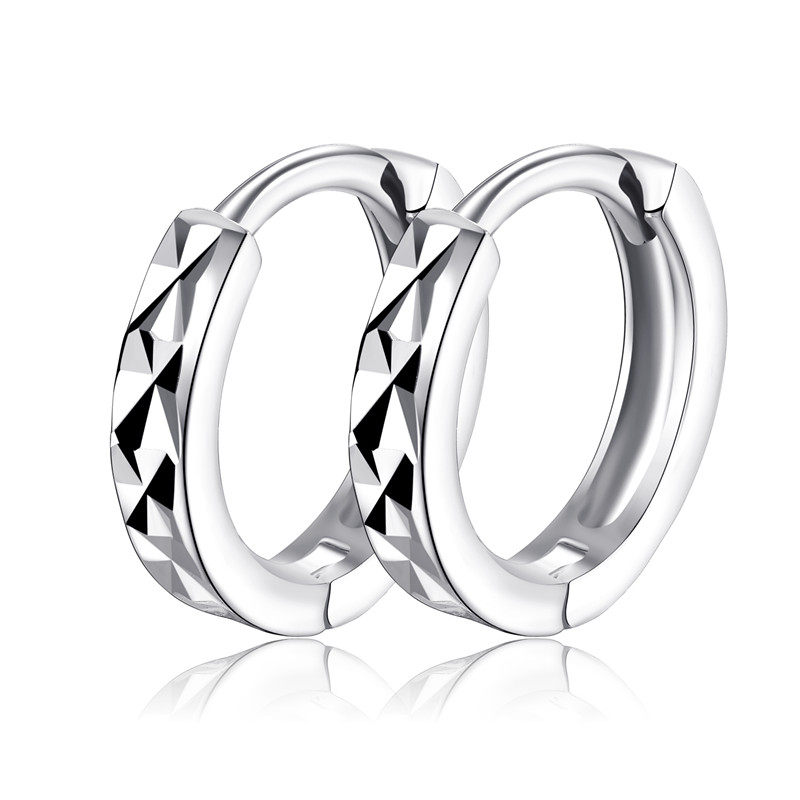 925 sterling silver earrings 2021 new fashion men's ear buckle female fashion personality ear ring ear needle neutral ear ornaments