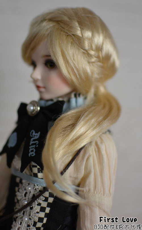 BJD SD doll wig imitation mohair 4 points twist pigtail
