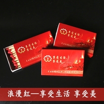 Romantic wedding supplies Creative match wedding wedding Red stem match Candle match Wedding wedding wedding decoration foreign fire