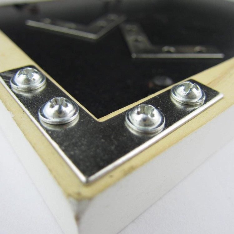 Photo frame consumables Hardware corner code Four hole small corner code 38*38mm 200 pieces