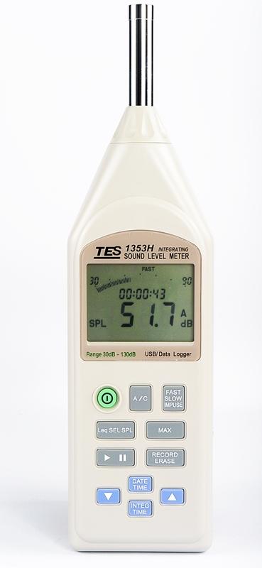 Taiwan Taishi TES-1353H integral noise meter imported decibel meter USB operation interface