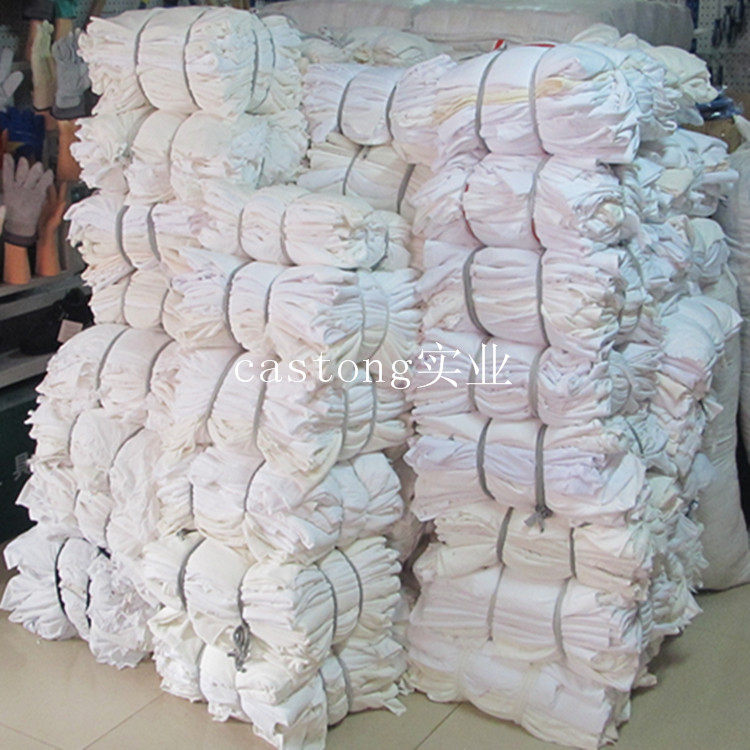 White 40 rag wipe machine wipe machine wipe factory wipe cloth 8 kg bundle