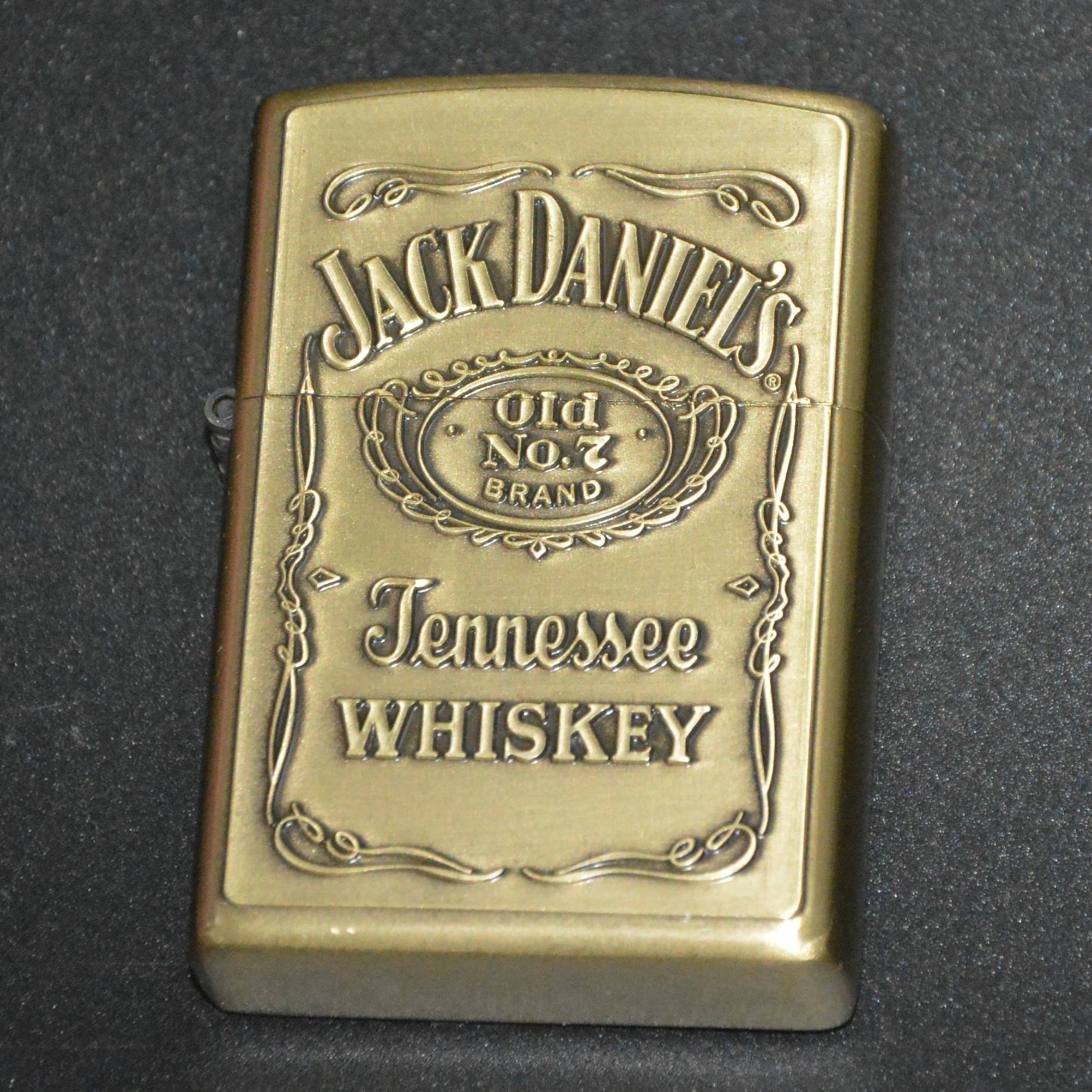Brand New Jack Denny Whisky Advertising Gift Retro Kerosene Lighter (with box) embossed lighter