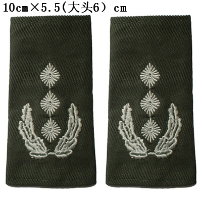 Active German Epaulets - Admiral Cloth Stickers Clothes Stickers Embroidered Labels Labels Cloth Labels
