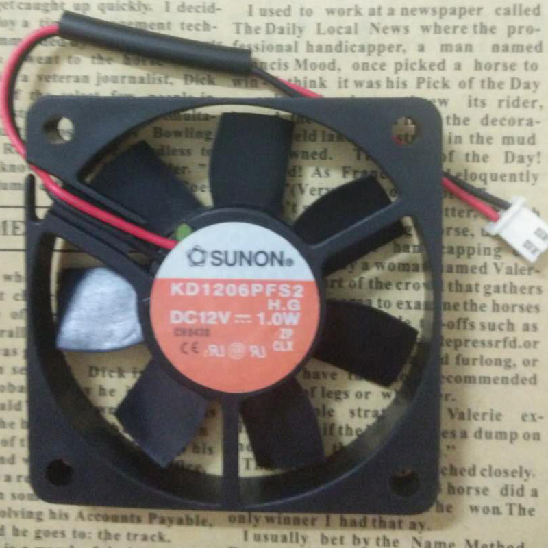 Original SUNON built 6010 KD1206PFS2 12V 1 0W 6CM host shell cooling fan