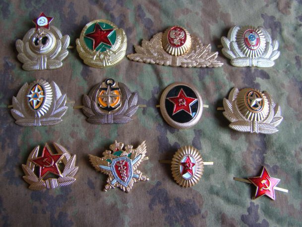 Grand cap emblem of the Soviet Union Great hat emblems 5 stars Large hat emblems small red star hat emblems metal badges aluminum