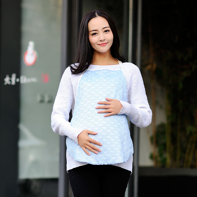 乐友孕婴童歌瑞妈妈孕妇装四季防辐射肚兜蕾丝小护胎宝防辐射服装