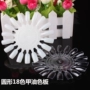 Dụng cụ làm móng Nail Sơn keo Ban Nail Nail Tấm màu Thẻ tròn 18 Bảng màu Vẽ khắc Hiển thị A Piece dụng cụ nail