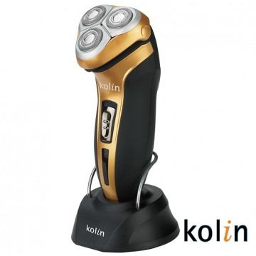 台湾官网直邮进口歌林3D劲能水洗刮胡刀(KSH-HCW05)-金