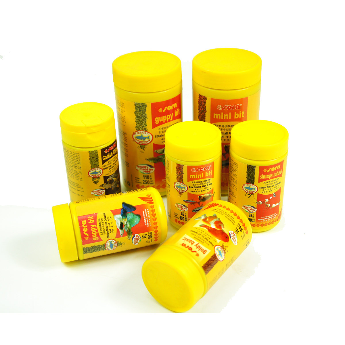 Germany sere Small and medium-sized tropical lampfish feed Live particles fish food Ornamental fish food Peacock goldfish